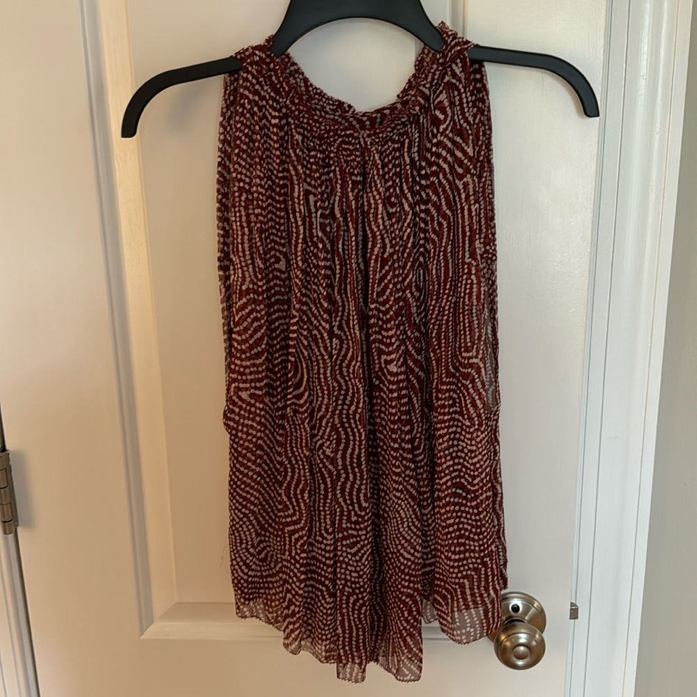Isabel Marant silk sleeveless blouse size small